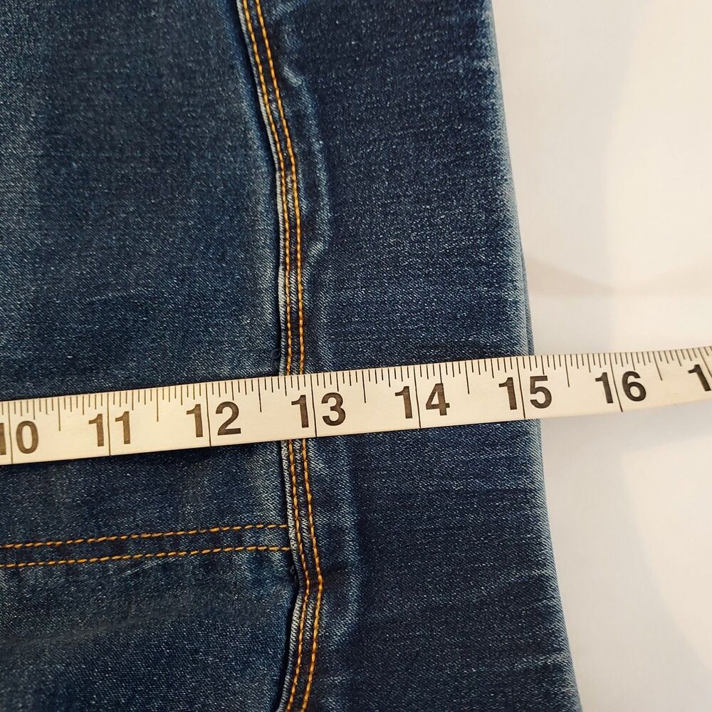Terra & Sky Women's Plus Size 4X Blue Jean Denim Jegging Pull On Stretch - Picture 12 of 13